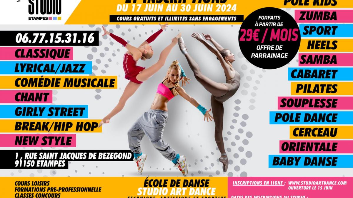 Portes Ouvertes & Inscriptions I Studio Art Danse